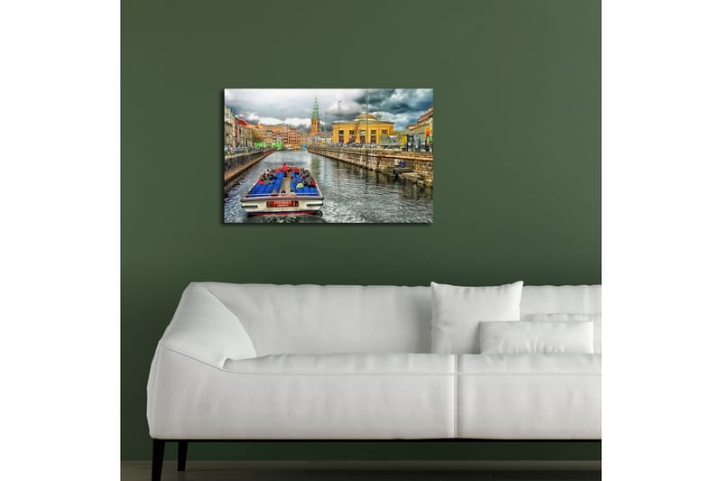 Dekorativ Canvasbilde LED-belysning - Flerfarget - Innredning - Bilder & kunst - Lerretsbilder