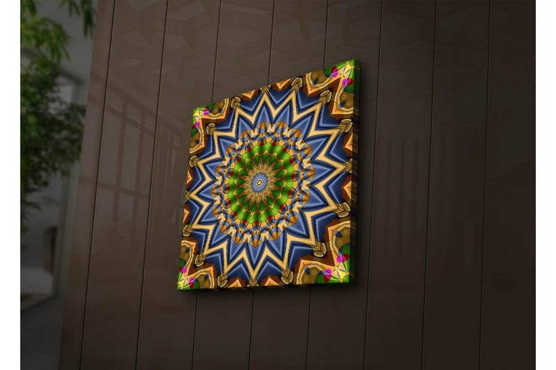 Dekorativ Canvasbilde LED-belysning - Flerfarget - Innredning - Bilder & kunst - Lerretsbilder
