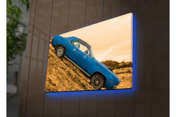 Dekorativ Canvasbilde LED-belysning - Flerfarget - Innredning - Bilder & kunst - Lerretsbilder