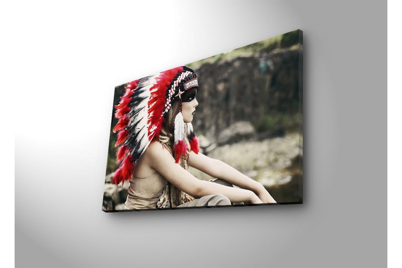 Dekorativ Canvasbilde LED-belysning - Flerfarget - Innredning - Bilder & kunst - Lerretsbilder