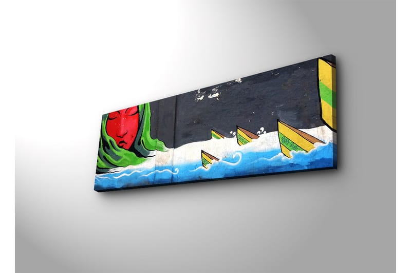 Dekorativ Canvasbilde LED-belysning - Flerfarget - Innredning - Bilder & kunst - Lerretsbilder