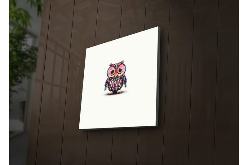 Dekorativ Canvasbilde LED-belysning - Flerfarget - Innredning - Bilder & kunst - Lerretsbilder