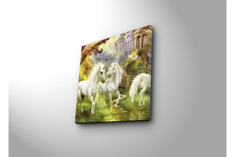 Dekorativ Canvasbilde LED-belysning - Flerfarget - Innredning - Bilder & kunst - Lerretsbilder
