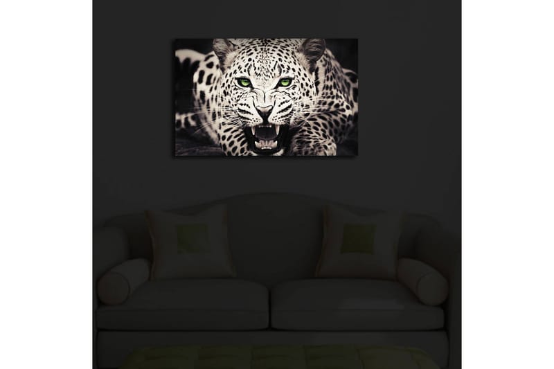 Dekorativ Canvasbilde LED-belysning - Flerfarget - Innredning - Bilder & kunst - Lerretsbilder