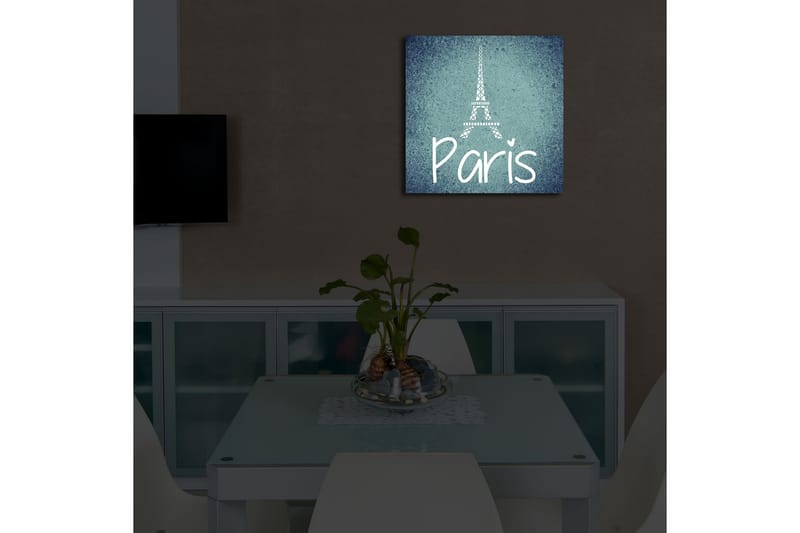 Dekorativ Canvasbilde LED-belysning - Flerfarget - Innredning - Bilder & kunst - Lerretsbilder