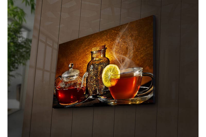 Dekorativ Canvasbilde LED-belysning - Flerfarget - Innredning - Bilder & kunst - Lerretsbilder