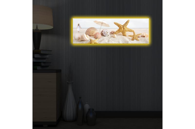 Dekorativ Canvasbilde LED-belysning - Flerfarget - Innredning - Bilder & kunst - Lerretsbilder