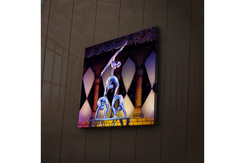 Dekorativ Canvasbilde LED-belysning - Flerfarget - Innredning - Bilder & kunst - Lerretsbilder