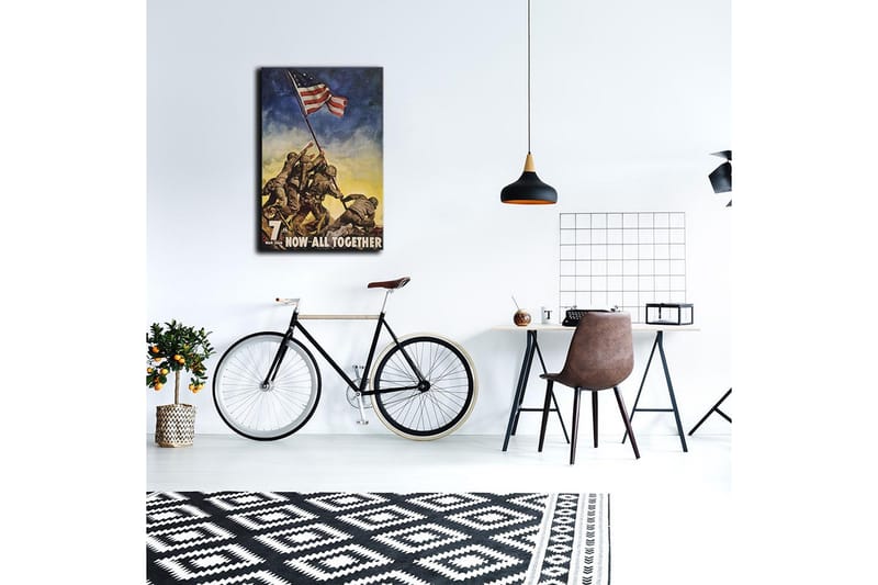 Dekorativ Canvasbilde LED-belysning - Flerfarget - Innredning - Bilder & kunst - Lerretsbilder