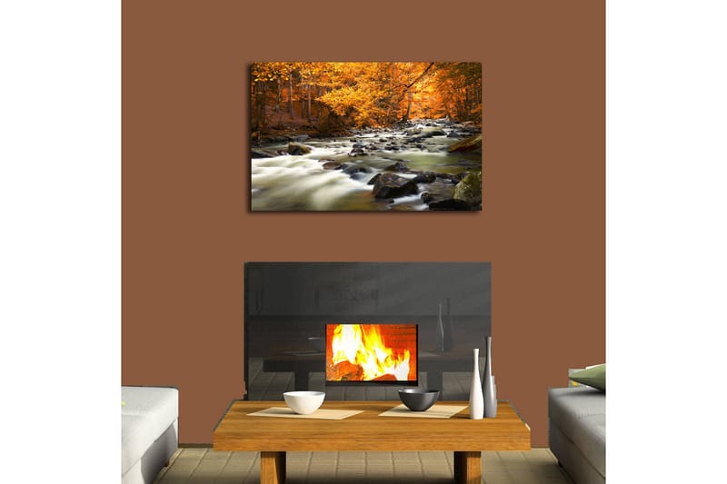 Dekorativ Canvasbilde LED-belysning - Flerfarget - Innredning - Bilder & kunst - Lerretsbilder