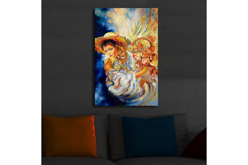 Dekorativ Canvasbilde LED-belysning - Flerfarget - Innredning - Bilder & kunst - Lerretsbilder