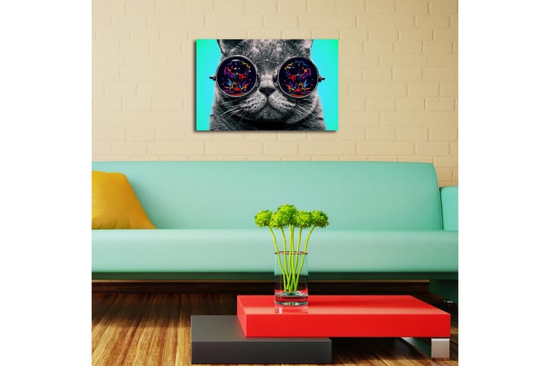 Dekorativ Canvasbilde LED-belysning - Flerfarget - Innredning - Bilder & kunst - Lerretsbilder