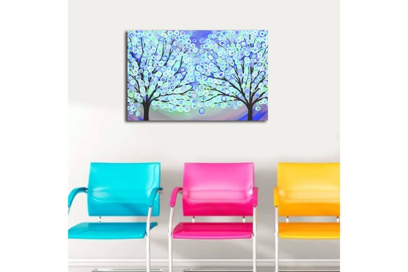 Dekorativ Canvasbilde LED-belysning - Flerfarget - Innredning - Bilder & kunst - Lerretsbilder