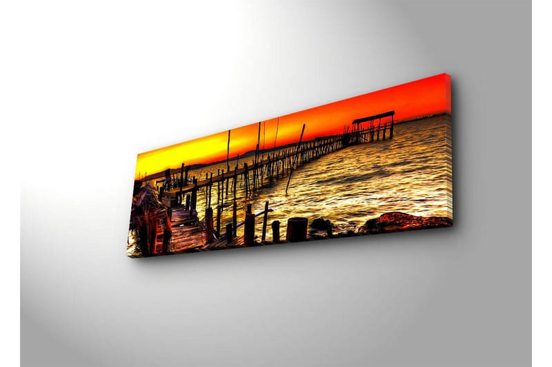 Dekorativ Canvasbilde LED-belysning - Flerfarget - Innredning - Bilder & kunst - Lerretsbilder