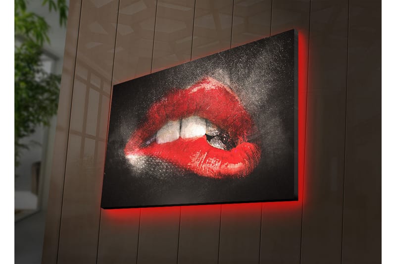 Dekorativ Canvasbilde LED-belysning - Flerfarget - Innredning - Bilder & kunst - Lerretsbilder