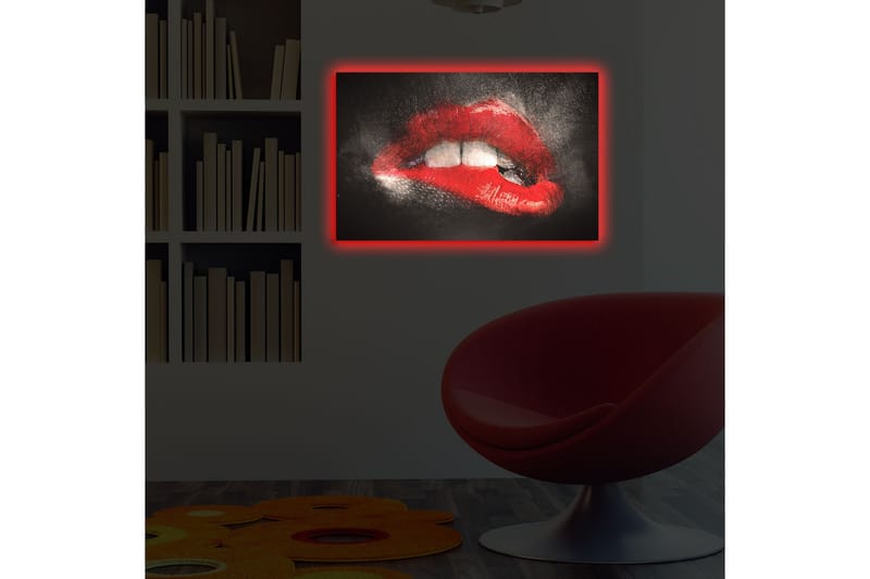 Dekorativ Canvasbilde LED-belysning - Flerfarget - Innredning - Bilder & kunst - Lerretsbilder