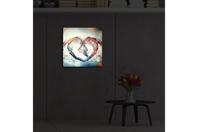 Dekorativ Canvasbilde LED-belysning - Flerfarget - Innredning - Bilder & kunst - Lerretsbilder