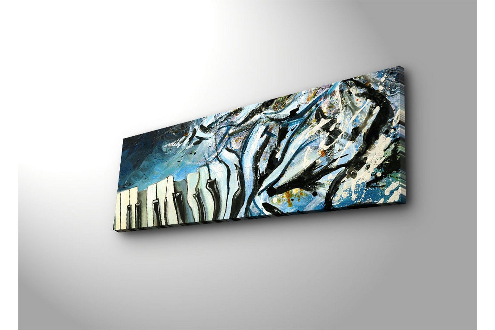 Dekorativ Canvasbilde LED-belysning - Flerfarget - Innredning - Bilder & kunst - Lerretsbilder