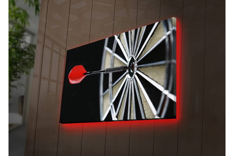 Dekorativ Canvasbilde LED-belysning - Flerfarget - Innredning - Bilder & kunst - Lerretsbilder