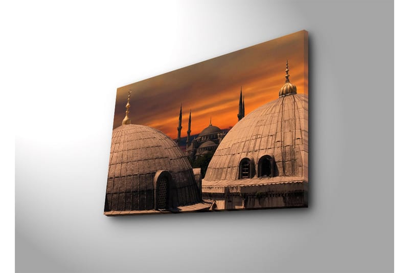 Dekorativ Canvasbilde LED-belysning - Flerfarget - Innredning - Bilder & kunst - Lerretsbilder
