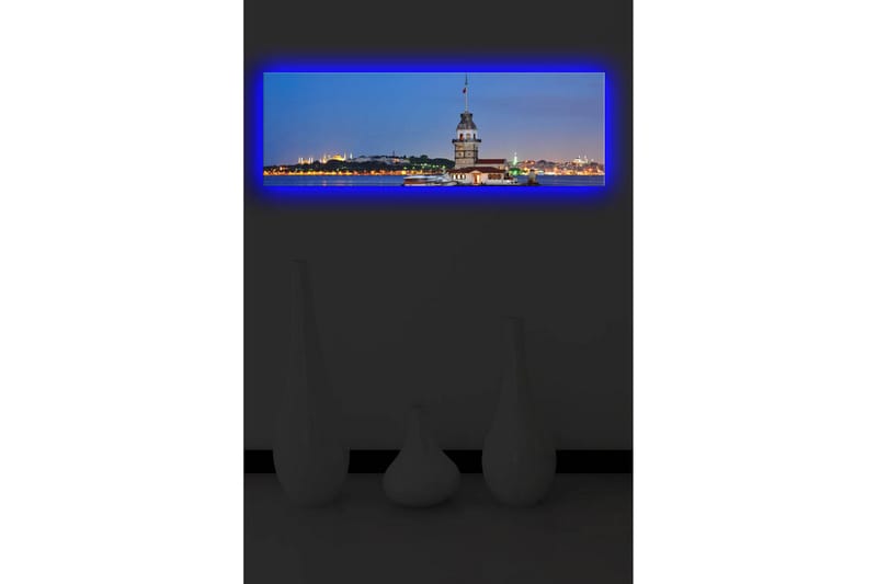 Dekorativ Canvasbilde LED-belysning - Flerfarget - Innredning - Bilder & kunst - Lerretsbilder