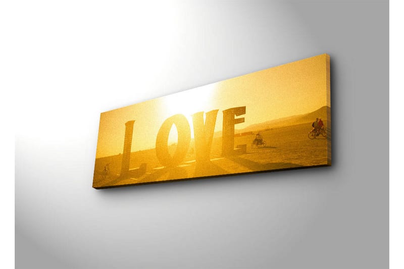 Dekorativ Canvasbilde LED-belysning - Flerfarget - Innredning - Bilder & kunst - Lerretsbilder
