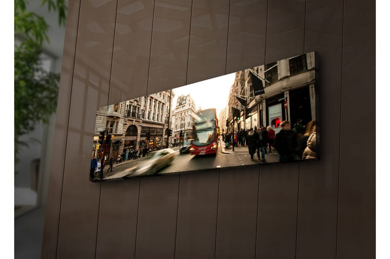 Dekorativ Canvasbilde LED-belysning - Flerfarget - Innredning - Bilder & kunst - Lerretsbilder