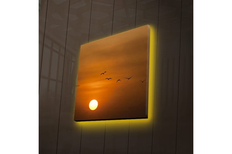 Dekorativ Canvasbilde LED-belysning - Flerfarget - Innredning - Bilder & kunst - Lerretsbilder