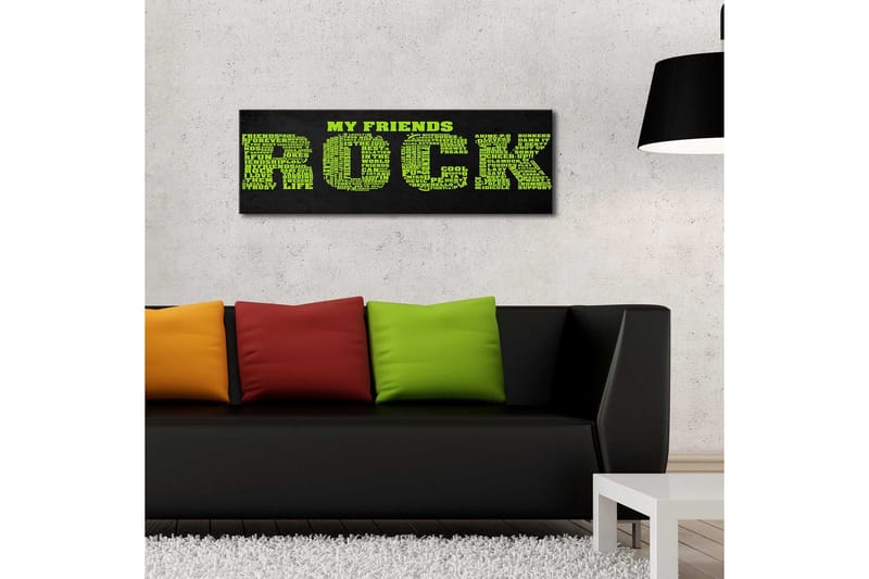 Dekorativ Canvasbilde LED-belysning - Flerfarget - Innredning - Bilder & kunst - Lerretsbilder