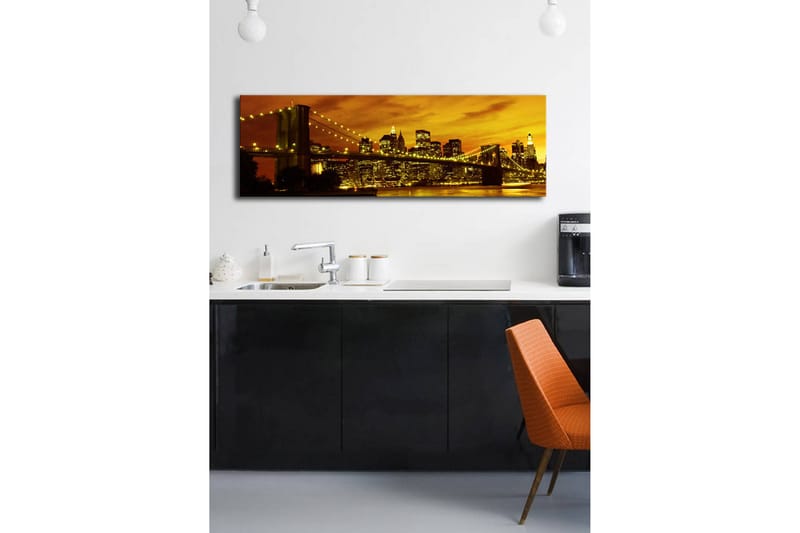 Dekorativ Canvasbilde LED-belysning - Flerfarget - Innredning - Bilder & kunst - Lerretsbilder