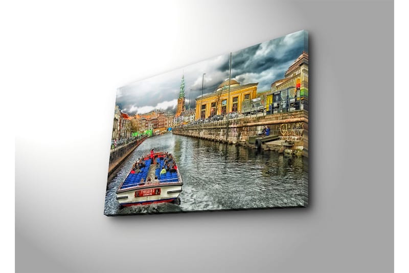 Dekorativ Canvasbilde LED-belysning - Flerfarget - Innredning - Bilder & kunst - Lerretsbilder