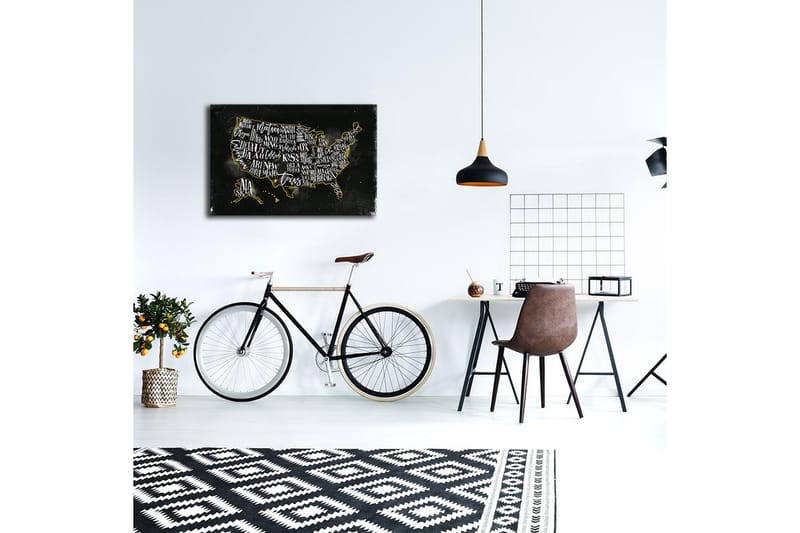 Dekorativ Canvasbilde LED-belysning - Flerfarget - Innredning - Bilder & kunst - Lerretsbilder