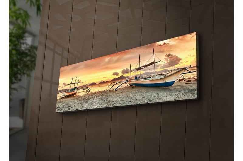 Dekorativ Canvasbilde LED-belysning - Flerfarget - Innredning - Bilder & kunst - Lerretsbilder