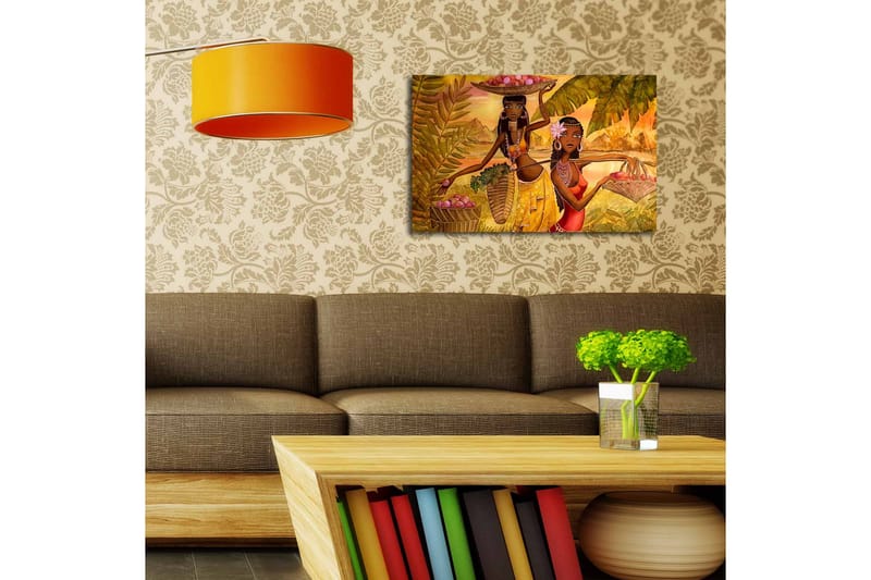 Dekorativ Canvasbilde LED-belysning - Flerfarget - Innredning - Bilder & kunst - Lerretsbilder