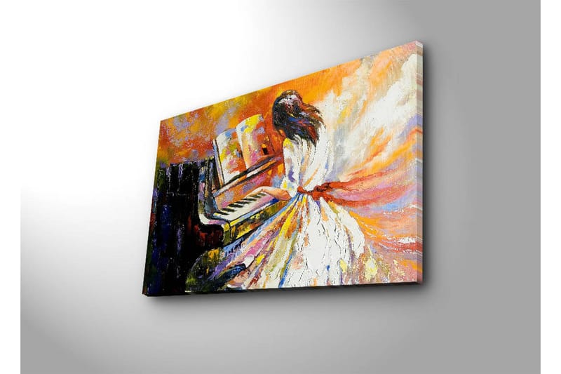 Dekorativ Canvasbilde LED-belysning - Flerfarget - Innredning - Bilder & kunst - Lerretsbilder