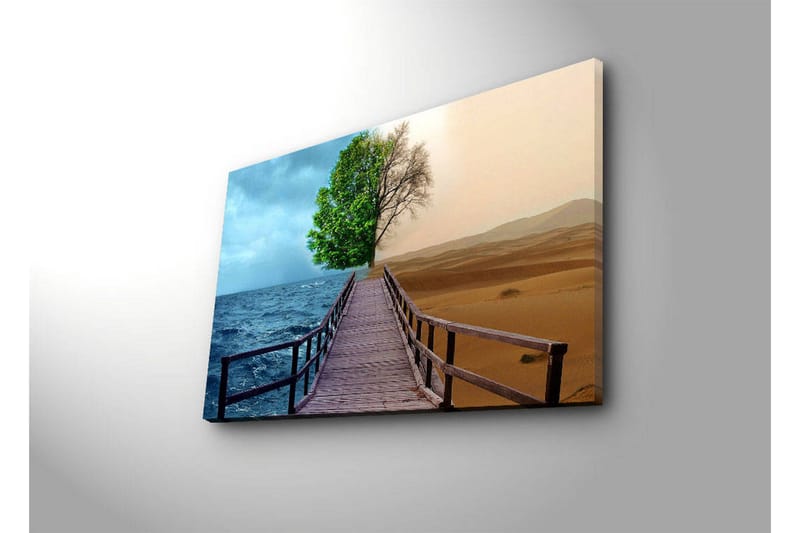 Dekorativ Canvasbilde LED-belysning - Flerfarget - Innredning - Bilder & kunst - Lerretsbilder