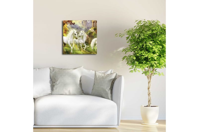 Dekorativ Canvasbilde LED-belysning - Flerfarget - Innredning - Bilder & kunst - Lerretsbilder