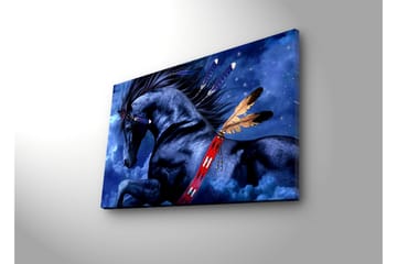 Dekorativ Canvasbilde LED-belysning - Flerfarget - Innredning - Bilder & kunst - Lerretsbilder