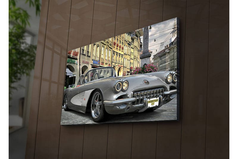 Dekorativ Canvasbilde LED-belysning - Flerfarget - Innredning - Bilder & kunst - Lerretsbilder