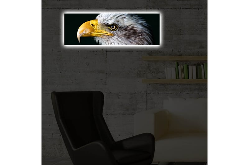 Dekorativ Canvasbilde LED-belysning - Flerfarget - Innredning - Bilder & kunst - Lerretsbilder