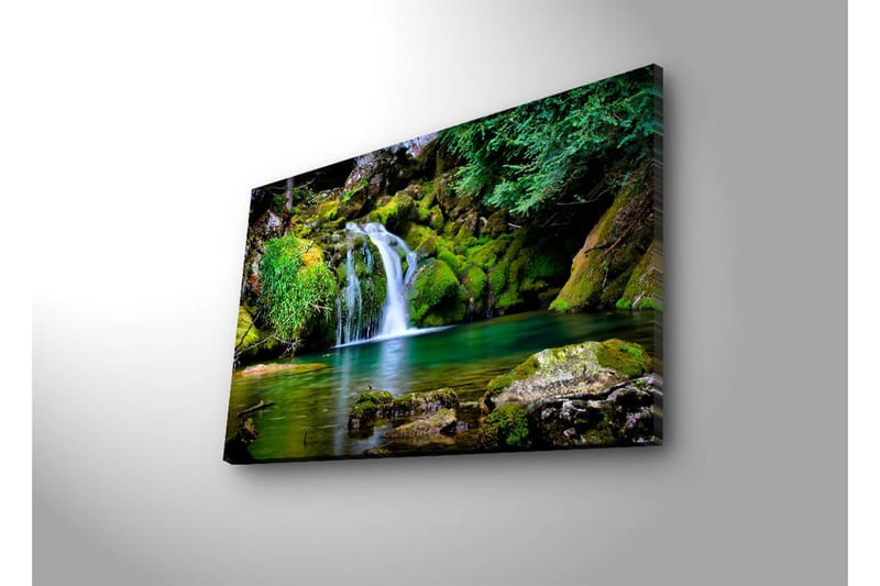 Dekorativ Canvasbilde LED-belysning - Flerfarget - Innredning - Bilder & kunst - Lerretsbilder