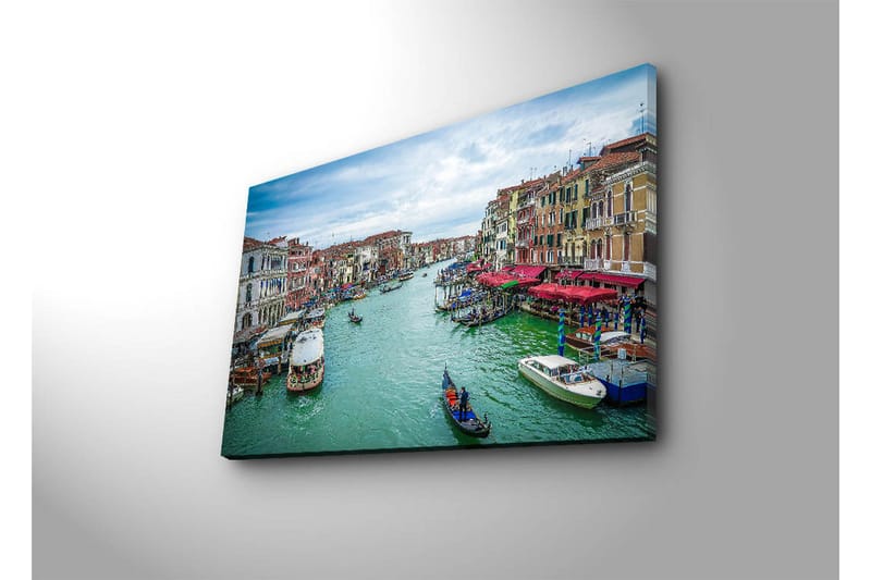 Dekorativ Canvasbilde LED-belysning - Flerfarget - Innredning - Bilder & kunst - Lerretsbilder