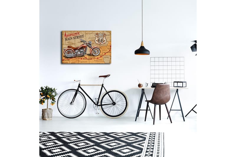 Dekorativ Canvasbilde LED-belysning - Flerfarget - Innredning - Bilder & kunst - Lerretsbilder
