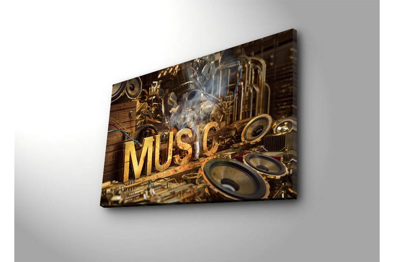 Dekorativ Canvasbilde LED-belysning - Flerfarget - Innredning - Bilder & kunst - Lerretsbilder