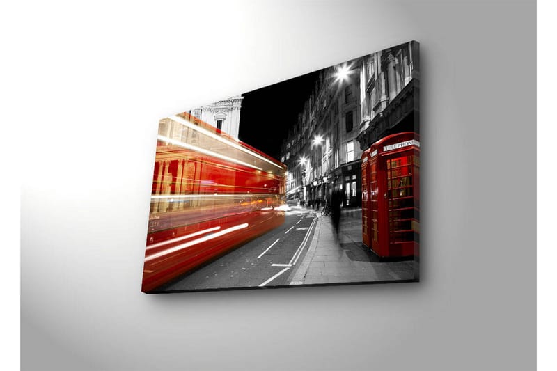 Dekorativ Canvasbilde LED-belysning - Flerfarget - Innredning - Bilder & kunst - Lerretsbilder