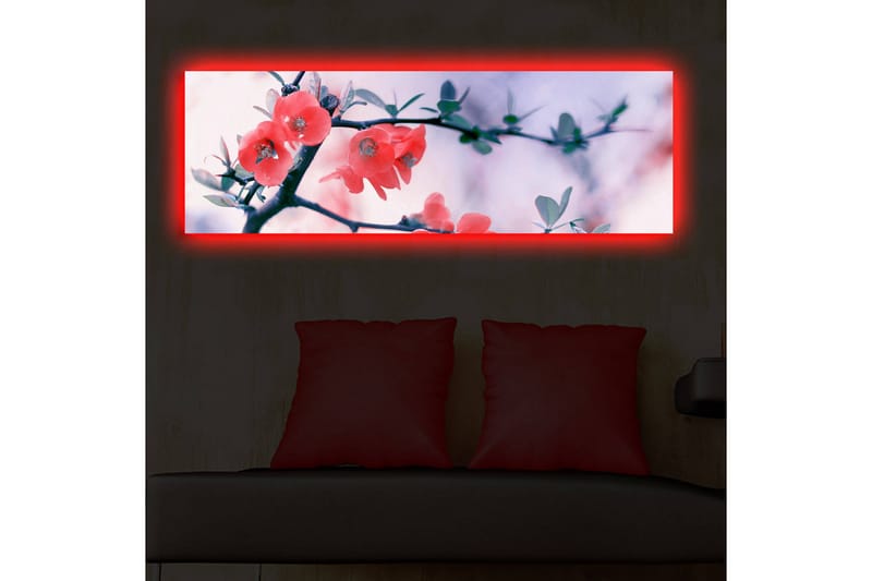Dekorativ Canvasbilde LED-belysning - Flerfarget - Innredning - Bilder & kunst - Lerretsbilder