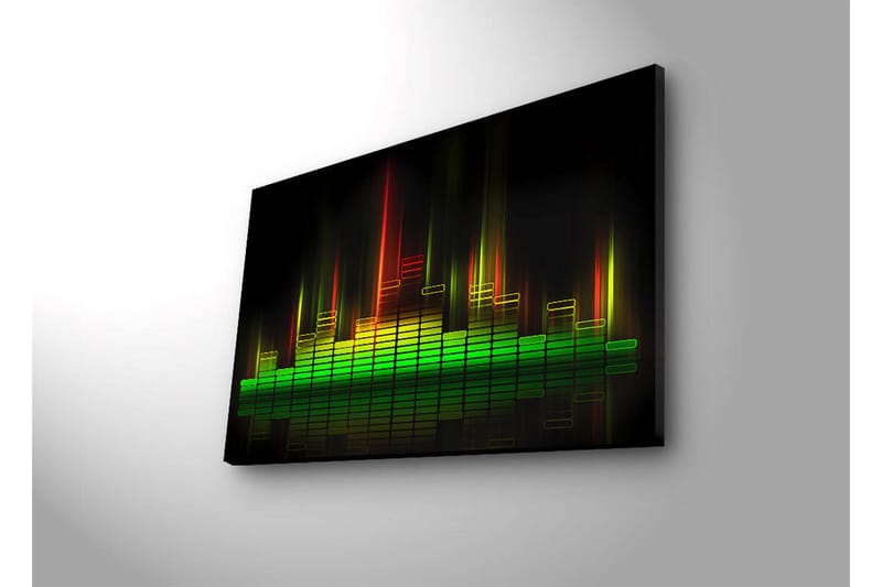 Dekorativ Canvasbilde LED-belysning - Flerfarget - Innredning - Bilder & kunst - Lerretsbilder