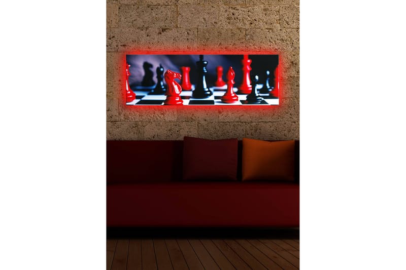 Dekorativ Canvasbilde LED-belysning - Flerfarget - Innredning - Bilder & kunst - Lerretsbilder