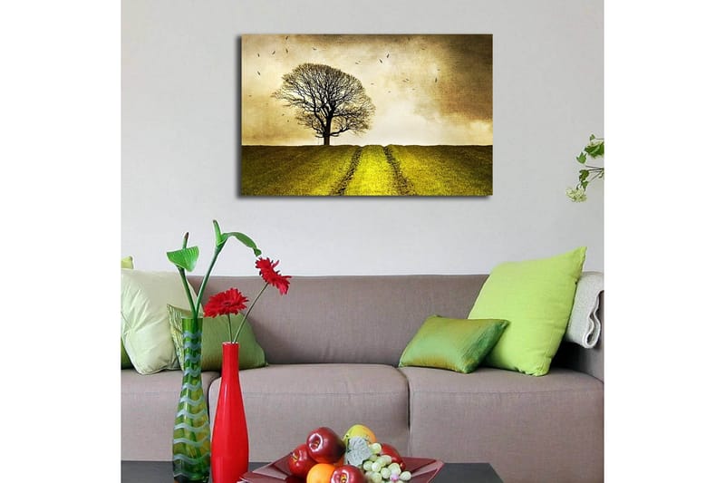 Dekorativ Canvasbilde LED-belysning - Flerfarget - Innredning - Bilder & kunst - Lerretsbilder