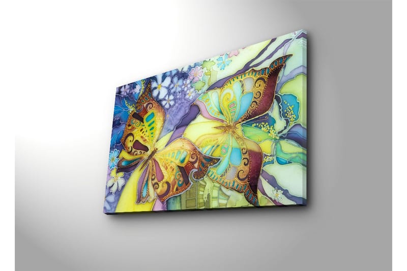 Dekorativ Canvasbilde LED-belysning - Flerfarget - Innredning - Bilder & kunst - Lerretsbilder